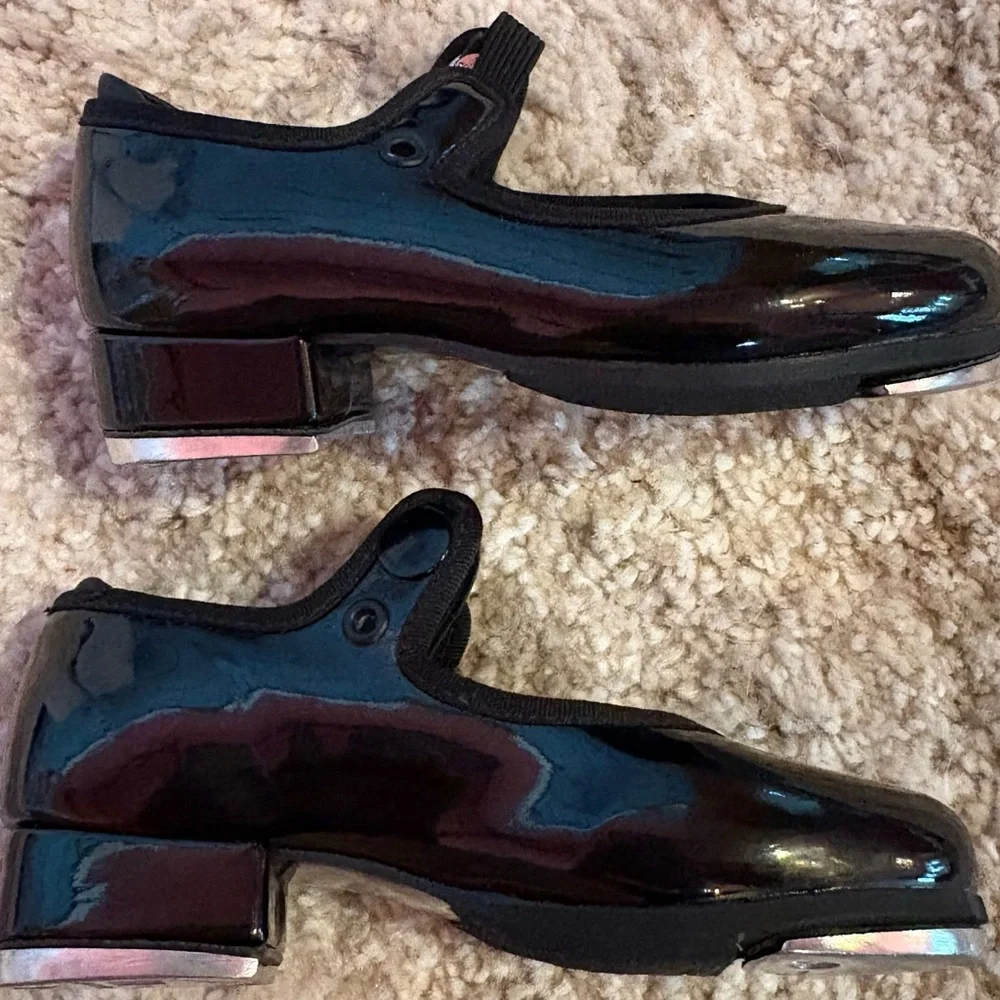 3/$15 Bloch Black Kids Tap Dancing Shoes